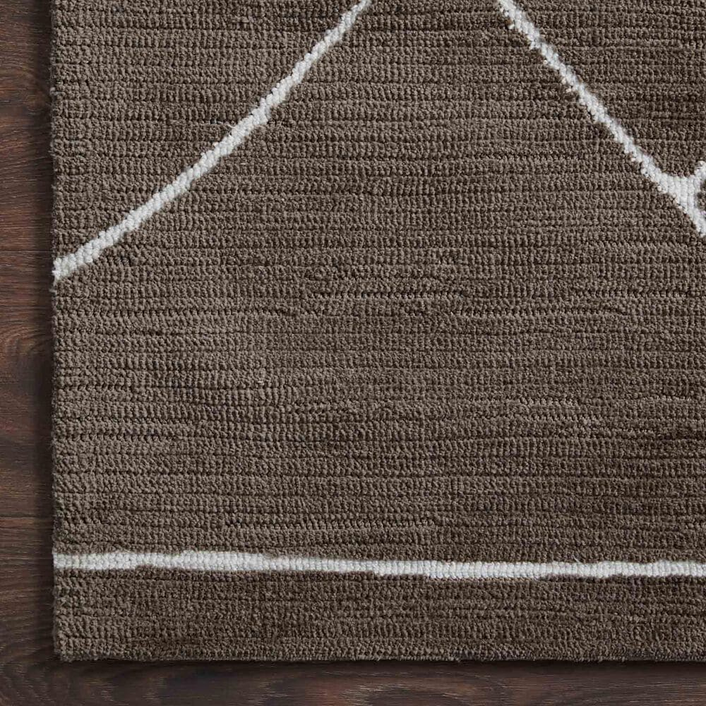 Magnolia Home Logan 5&#39; x 7&#39;6&quot; Mocha and White Area Rug, , large