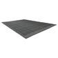 Harounian Rugs Kilim Casablanca 6" x 9" Silver and Charcoal Area Rug, , large