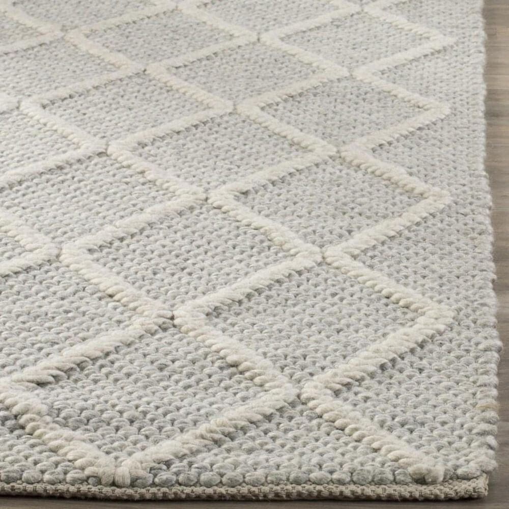 Safavieh Natura NAT310B  2&#39;3&quot; x 18&#39; Silver and Ivory Runner, , large