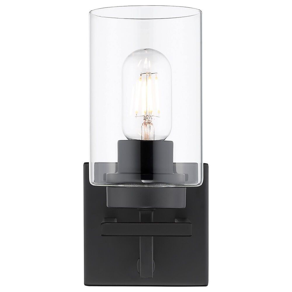 Golden Lighting Tribeca 1-Light Bath Vanity in Matte Black, , large