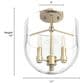 Hunter Sacha 3-Light Semi-Flush Mount in Alturas Gold, , large