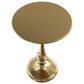 Timberlake Side Table in Antiqued Brass, , large