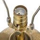 A&B Home Anita Table Lamp with Collapsible Shade in Gold, , large