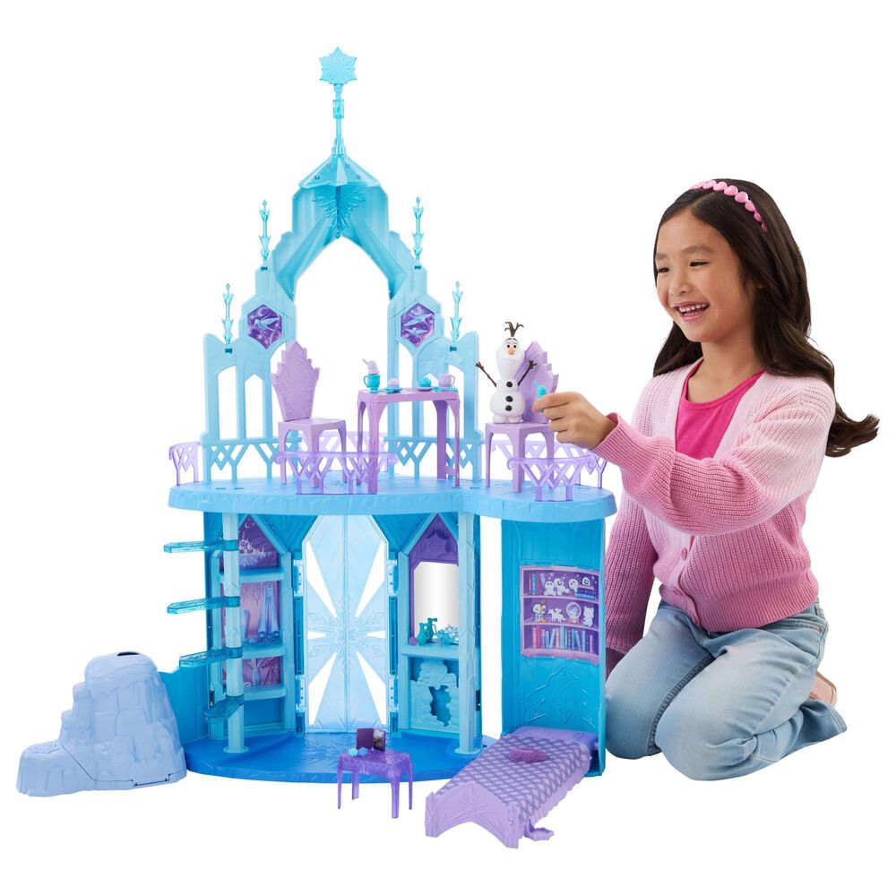 Disney Frozen Elsa&#39;s Frozen Ice Palace Castle Playset in Multicolor, , large