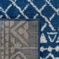 Safavieh Tulum Traditional 5"3" x 7"6" Navy and Ivory Area Rug, , large
