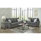 Ashley Stairatt Stationary Sofa and Loveseat Set in Gravel, , large