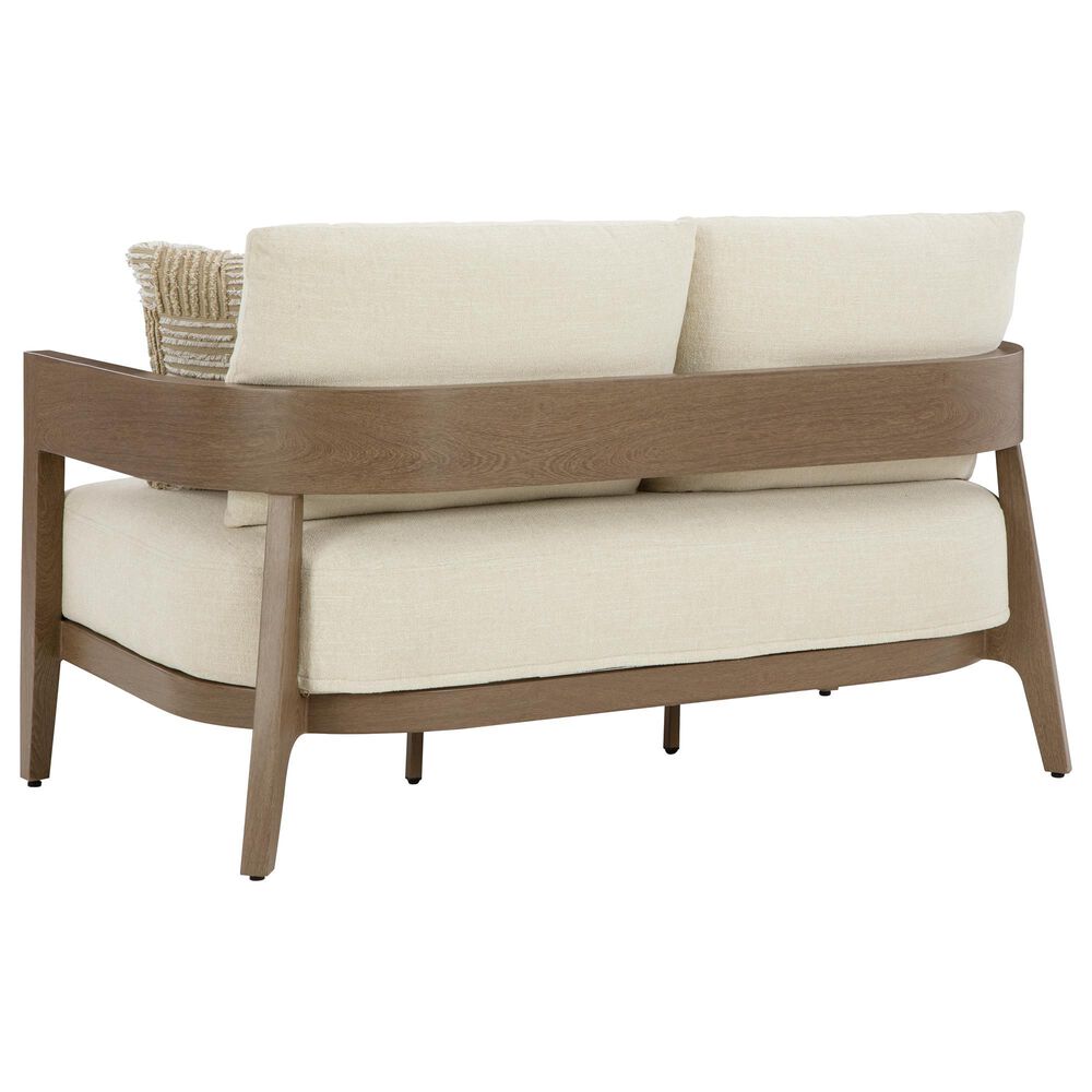 Ashley Serene Bay Patio Loveseat in White, , large