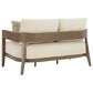 Ashley Serene Bay Patio Loveseat in White, , large