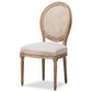 Baxton Studio Adelia Side Chair in Weathered Oak, , large