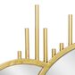 CosmoLiving by Cosmopolitan 27" x 39" Wall Mirror in Polished Gold, , large