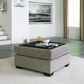 Ashley Creswell Storage Ottoman in Stone, , large