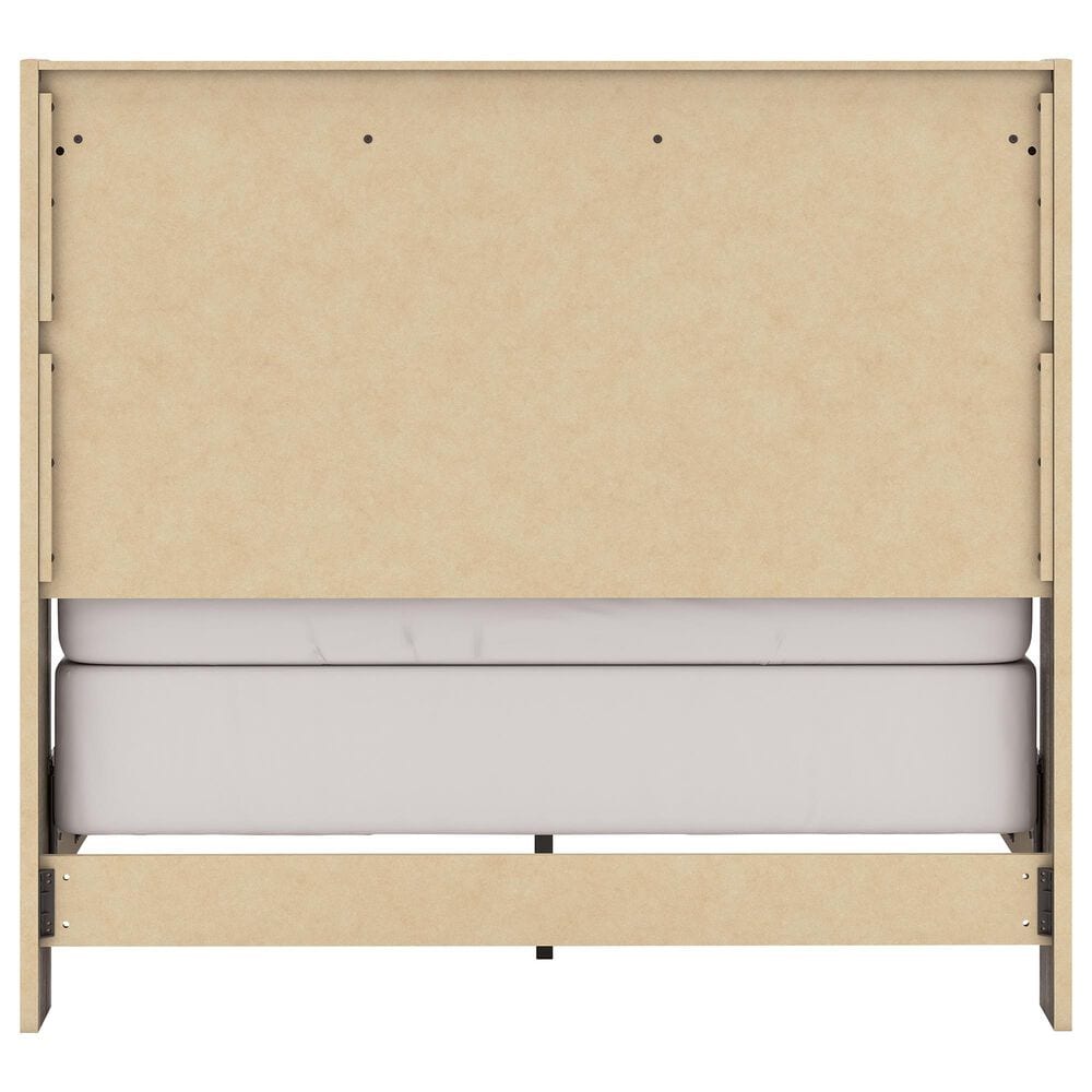 Ashley Elbrim 4-Piece Full Panel Bedroom Set in Weathered Brown, , large