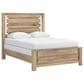 Ashley Brozmont Queen Panel Bed with Dresser and Nightstand in Natural Brown, , large