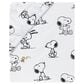 Lambs and Ivy Classic Snoopy 3-Piece Baby Crib Bedding Set in White, Black and Gray, , large