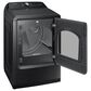 Samsung 5.2 Cu. Ft. Smart Top Load Impeller Washer and 7.4 Cu. Ft. Electric Dryer in Brushed Black, , large