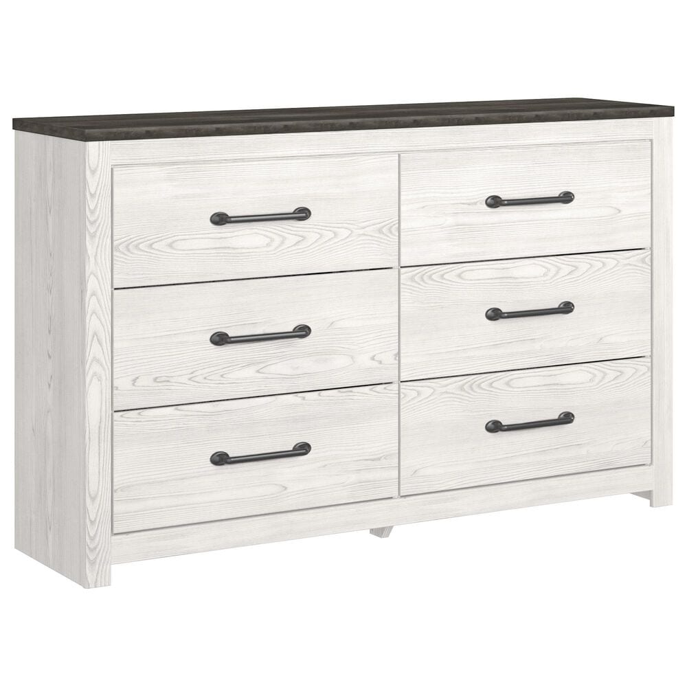 Ashley Gerridan 4-Piece Queen Bedroom Set in White and Gray, , large