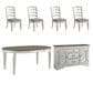Ashley Realyn 6-Piece Dining Set in Chipped White, , large