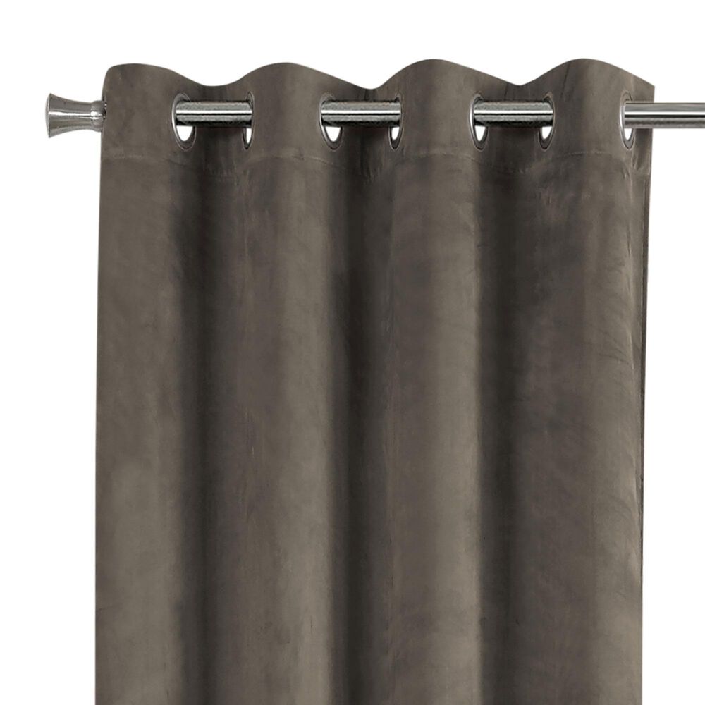 Monarch Specialties 52&quot; x 84&quot; Curtain Panel in Taupe &#40;Set of 2&#41;, , large