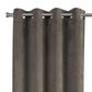 Monarch Specialties 52" x 84" Curtain Panel in Taupe (Set of 2), , large