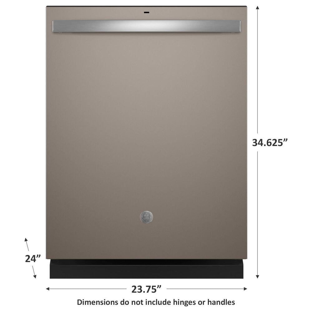 GE Appliances 24" Built-In Bar Handle Dishwasher with Top Control and 52 dBA in Slate, , large