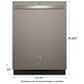 GE Appliances 24" Built-In Bar Handle Dishwasher with Top Control and 52 dBA in Slate, , large