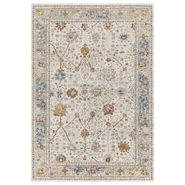 Surya Tuscany 8"10" x 12"1" Beige, Blue and Rust Area Rug, , large