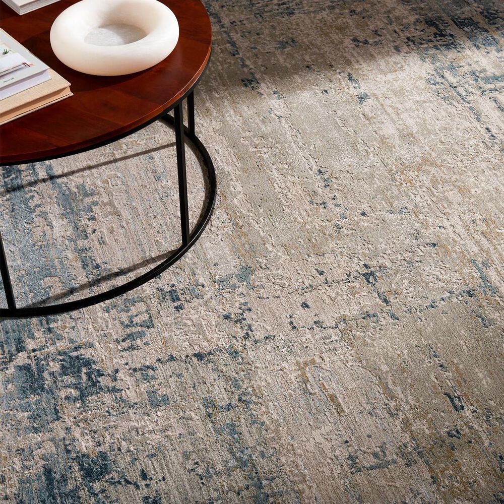 Surya Brunswick 2&#39; x 3&#39; Dusty Sage, Light Gray, Olive, Pale Blue, Taupe, Teal and Navy Area Rug, , large
