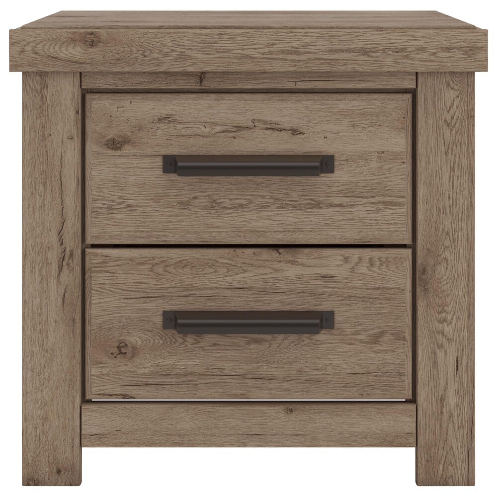 Ashley Oliandon 5 Piece Queen Panel Bedroom Set in Light Brown, , large