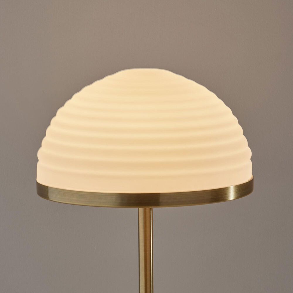 Adesso Juliana LED Table Lamp with Smart Switch in Antique Brass, , large