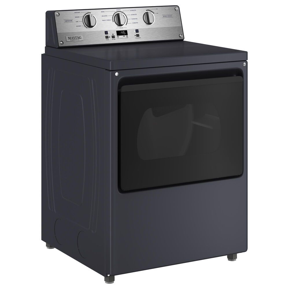 Maytag 7.5 Cu. Ft. Commercial-Grade Gas Dryer in Midnight Steel, , large