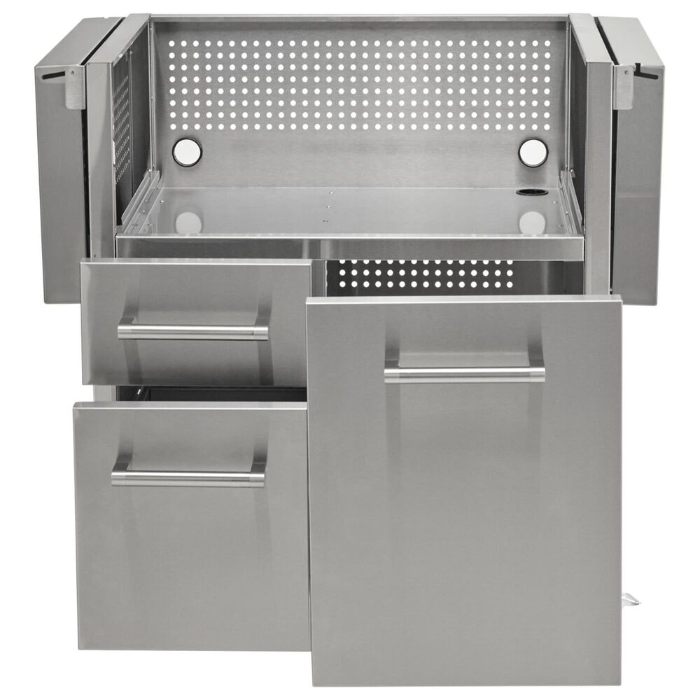 Coyote Outdoor 30&quot; Flat Top Grill Cart in Stainless Steel, , large
