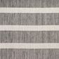 Nourison Positano POS03 Charcoal and Ivory 2" x 6" Indoor/Outdoor Runner, , large