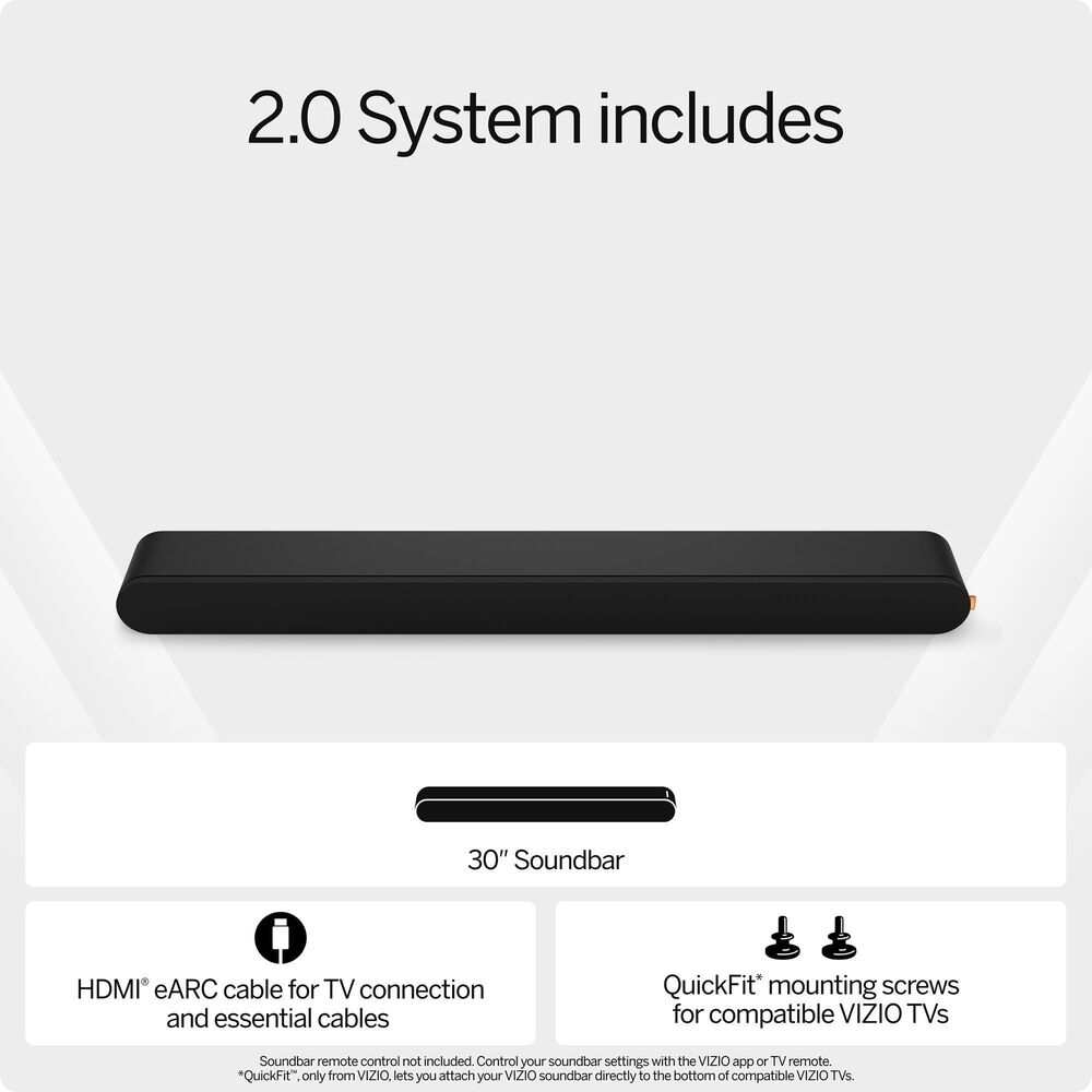VIZIO 40&quot; Class Full HD LED - Smart TV with 2.0 Soundbar in Black, , large