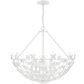 Savoy House Birch 6 Light Pendant in Bisque White, , large