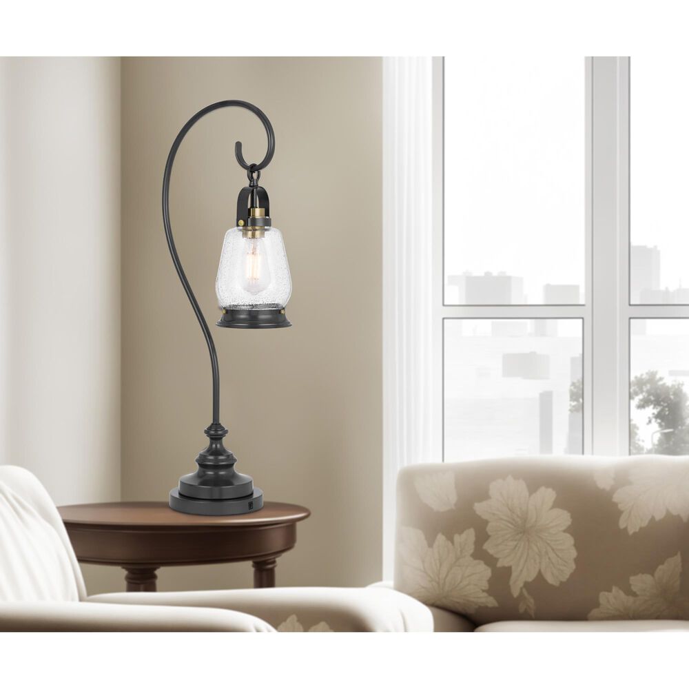 Cal Lighting Terni Table Lamp in Dark Bronze, , large