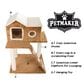 Timberlake Petmaker 3 Tier Cat Tree Condo, , large