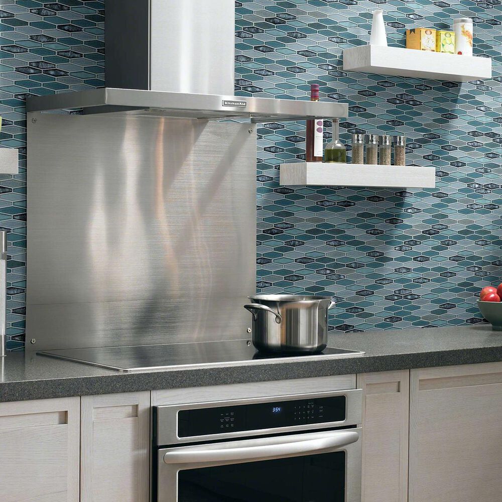 Shaw Molten Stretch Hexagon Hydra 11.77&quot; x 11.81&quot; Glass Mosaic Sheet, , large