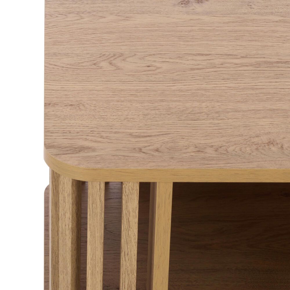 Safavieh Kiyoshi End Table in Oak and Black, , large
