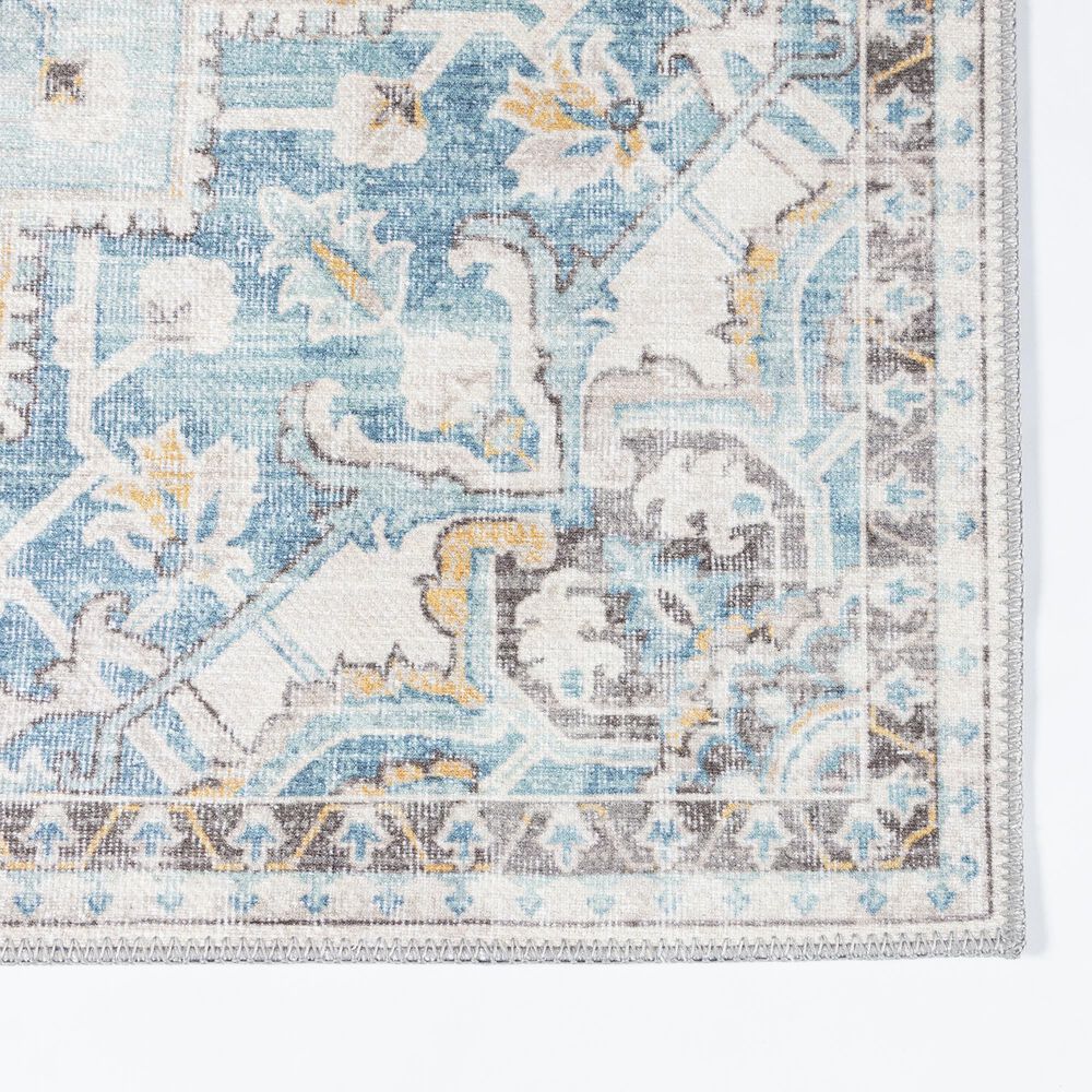Momeni Afshar 2&#39; x 3&#39; Light Blue Area Rug, , large