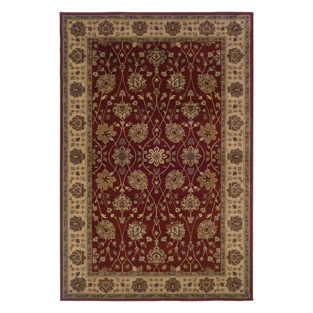 Oriental Weavers Tybee 733R6 1"10" x 2"10" Red Scatter Rug, , large