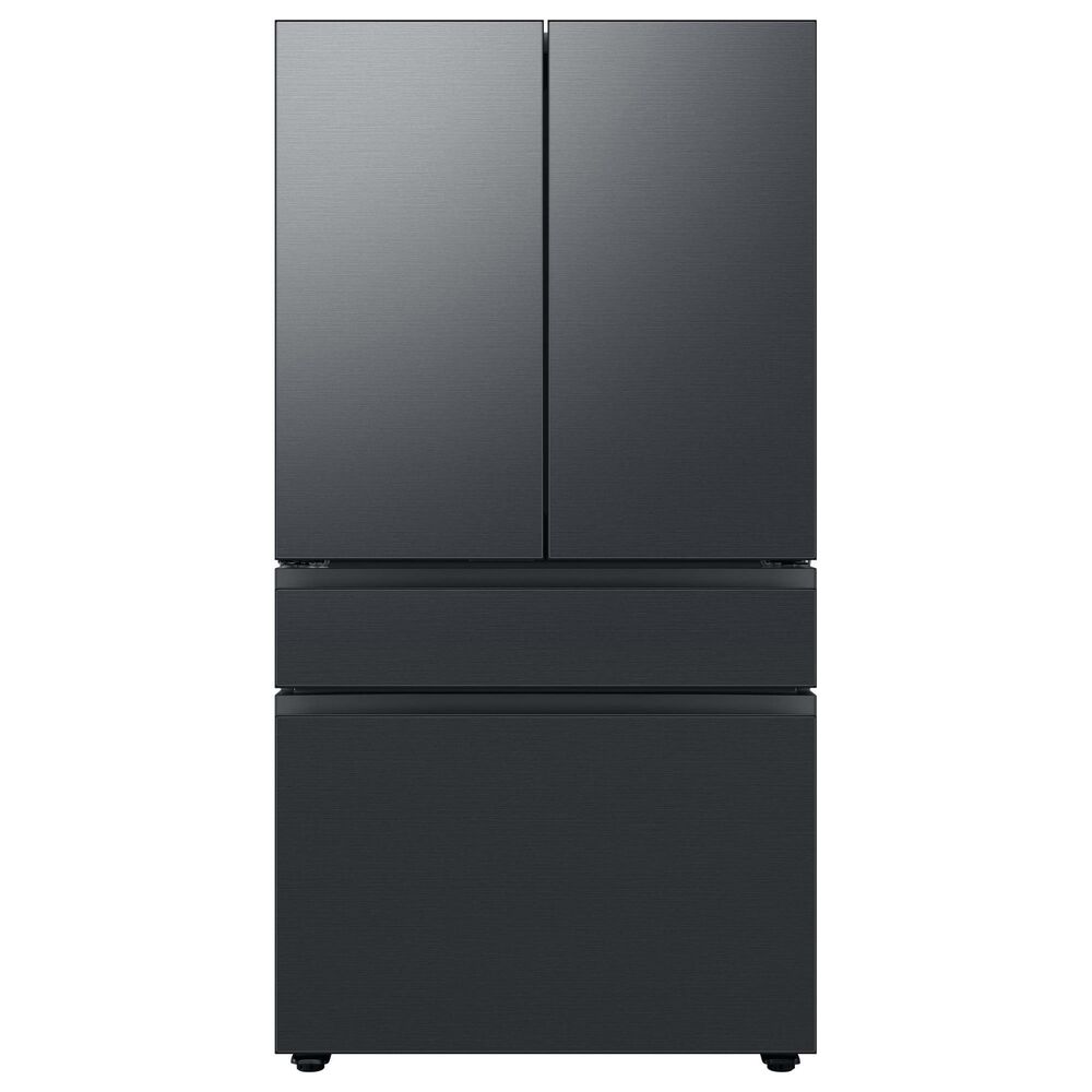 Samsung Bespoke Bespoke 4-Door French Door Refrigerator Bottom Panel in Matte Black Steel, , large