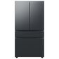 Samsung Bespoke Bespoke 4-Door French Door Refrigerator Bottom Panel in Matte Black Steel, , large