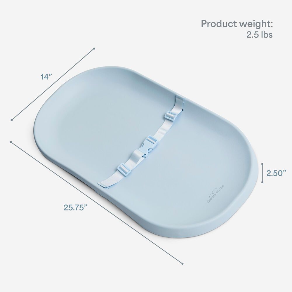 Evolur Dream On Me Lotti Love Changing Pad in Raindrop Blue, , large