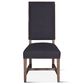 Home Trends & Design Darcy Side Chair with Dark Gray Cushion in Gray Wash, , large