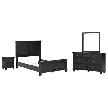 Ashley Lanolee 4-Piece Full Bedroom Set in Black, , large
