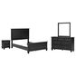 Ashley Lanolee 4-Piece Full Bedroom Set in Black, , large
