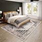 Dalyn Rug Company Jericho Bohemian 3" x 5" Pearl Indoor/Outdoor Area Rug, , large