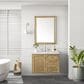 James Martin Vanities Laurent 36" Single Bathroom Vanity in Light Natural Oak with 3 cm Ethereal Noctis Quartz Top and Rectangular Sink, , large
