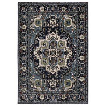 Oriental Weavers Eliana Navy and Blue 3"3" x 5" Area Rug, , large