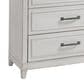 Martin Svensson Home Del Mar 5 Drawer Chest in White and Grey, , large